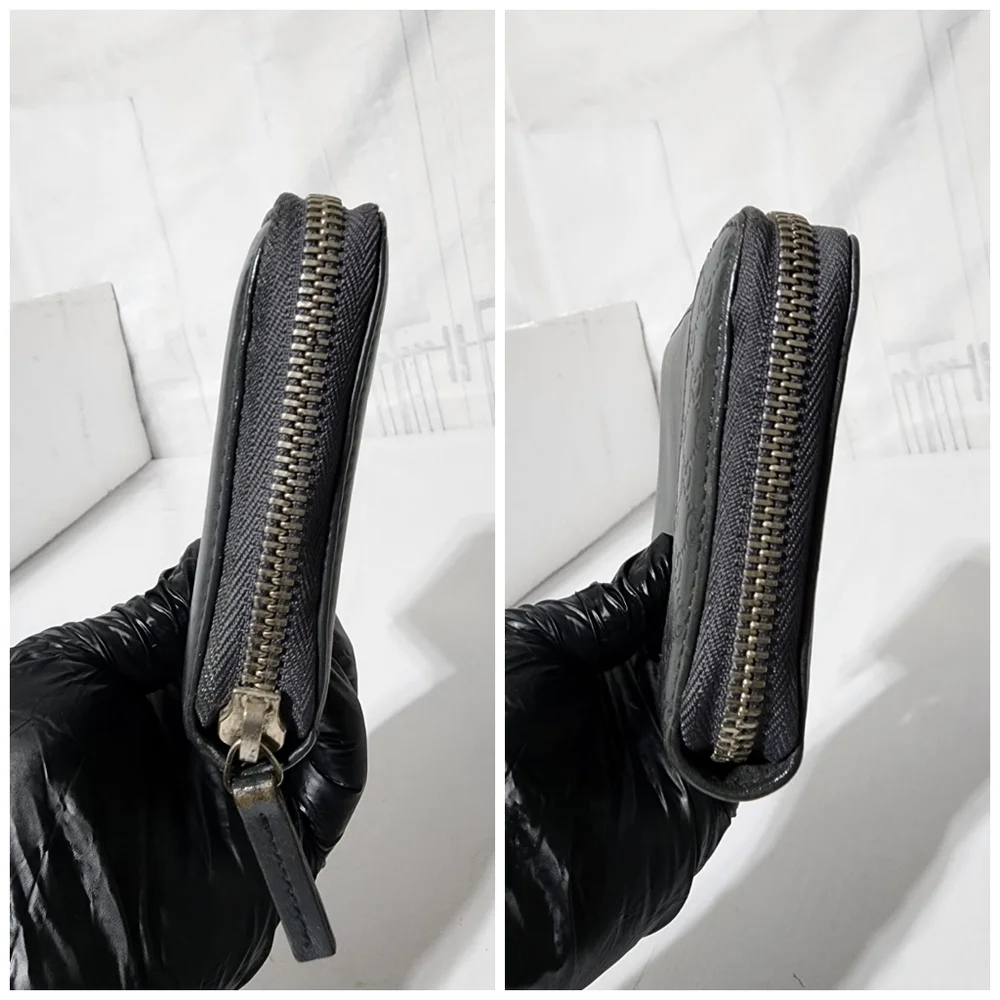 Gucci GG Signature Leather Continental Wallet Grey - Picture 6 of 12